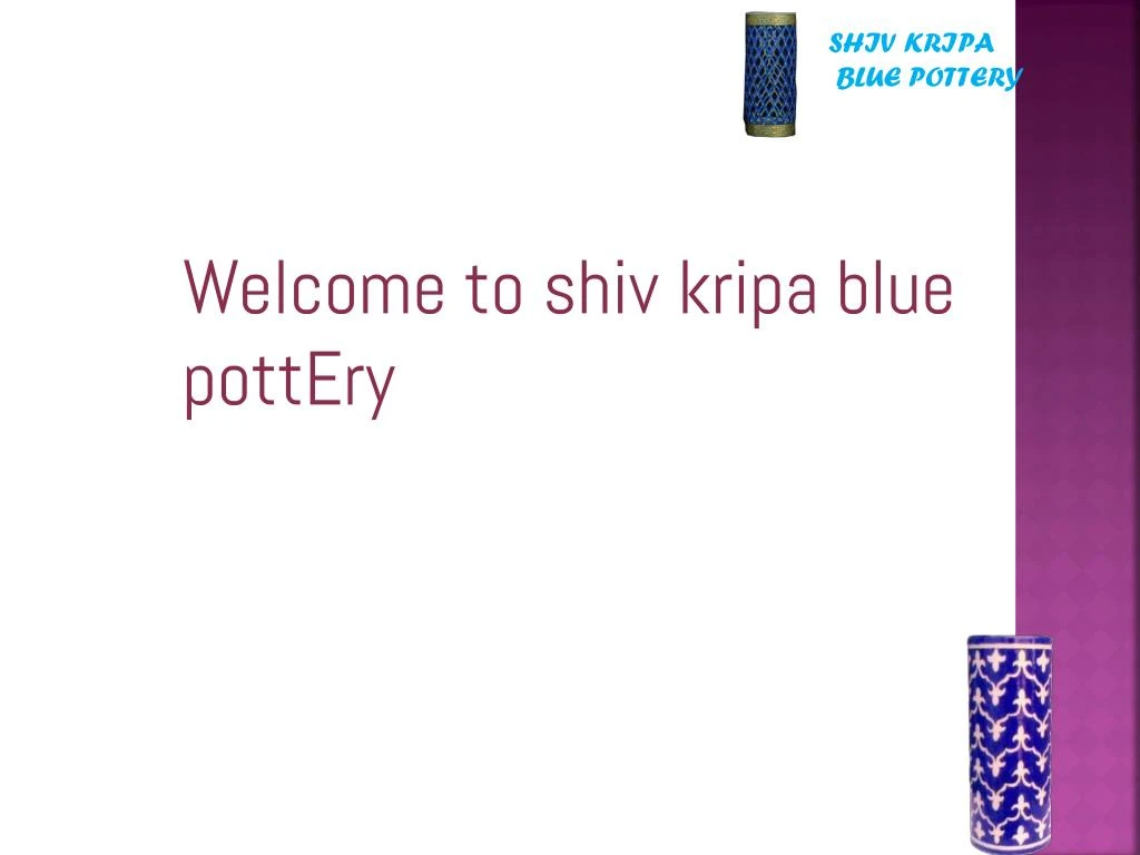 shiv kripa blue pottery