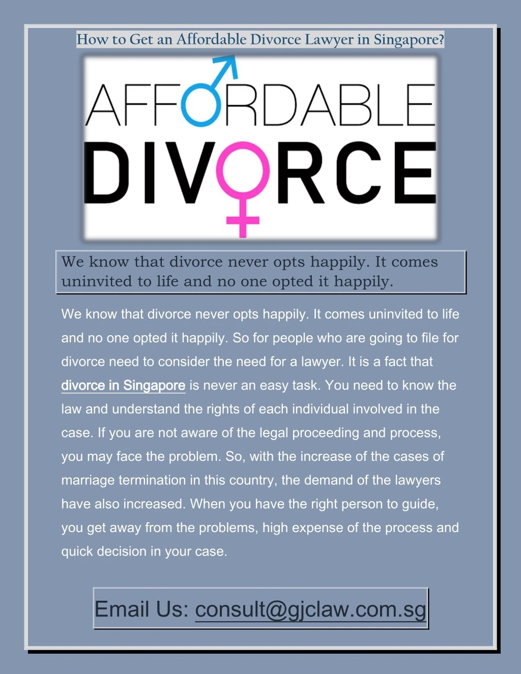 how to get an affordable divorce lawyer
