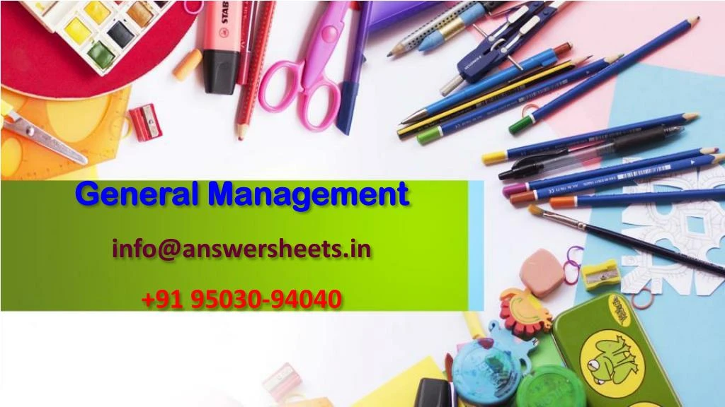 general management info@answersheets in 91 95030 94040