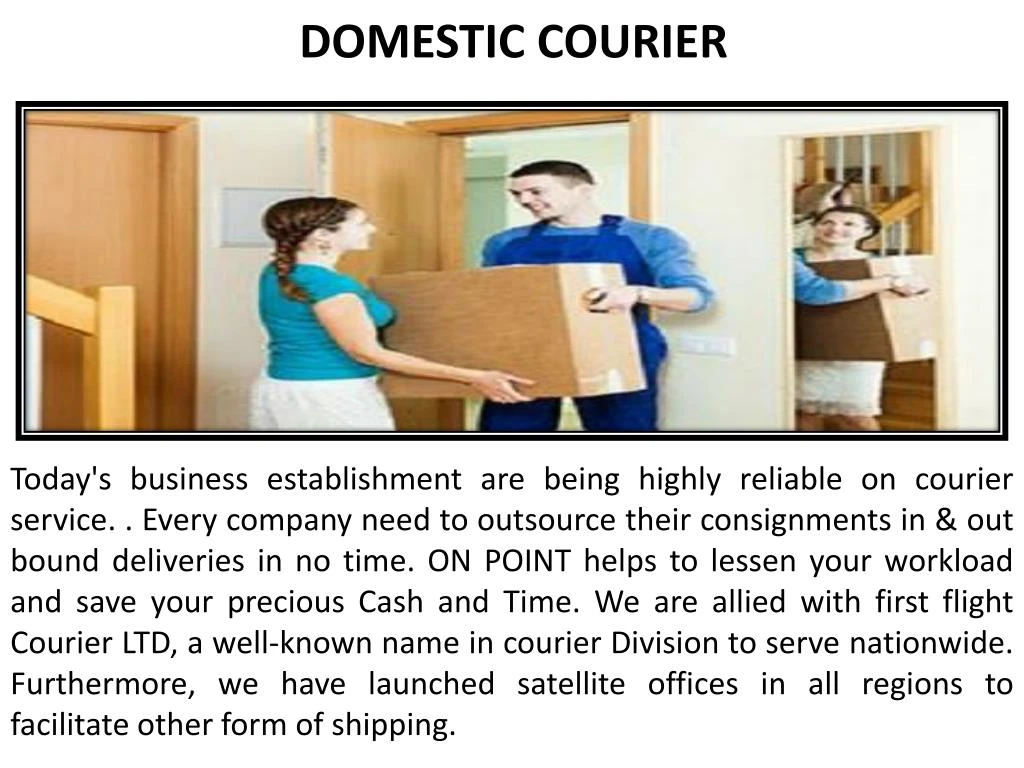 domestic courier