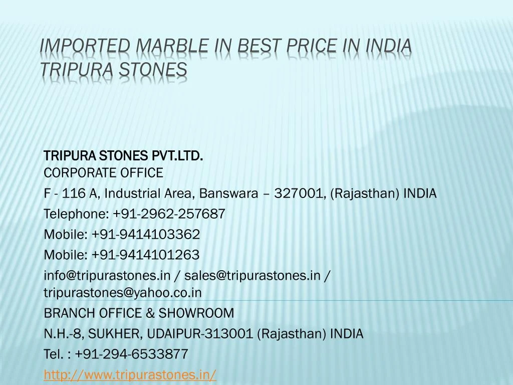 imported marble in best price in india tripura stones