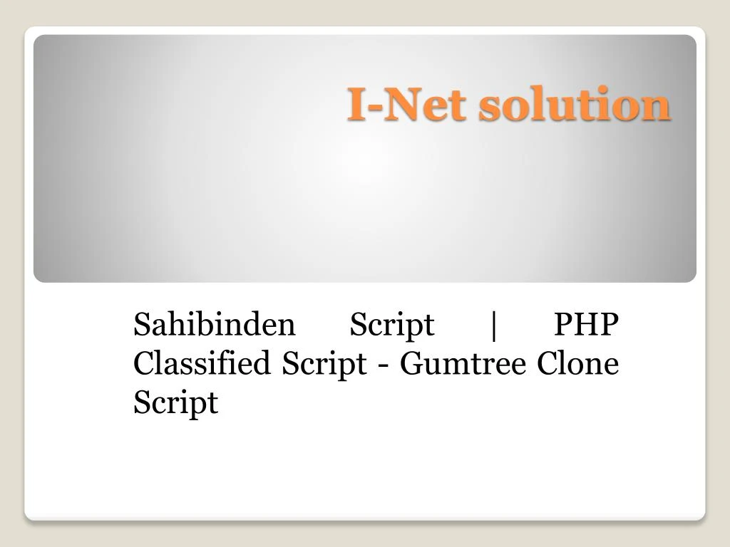 i net solution