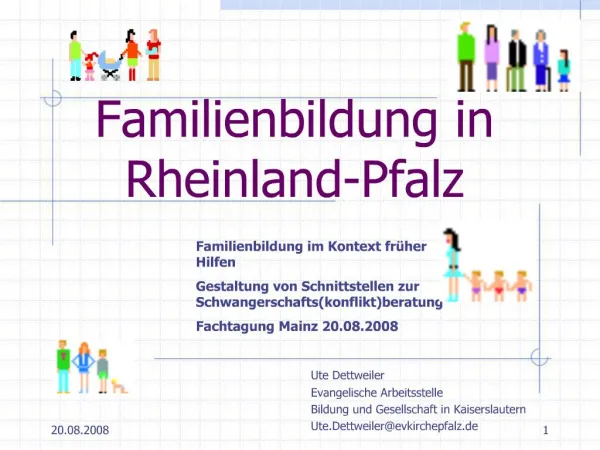 Familienbildung in Rheinland-Pfalz