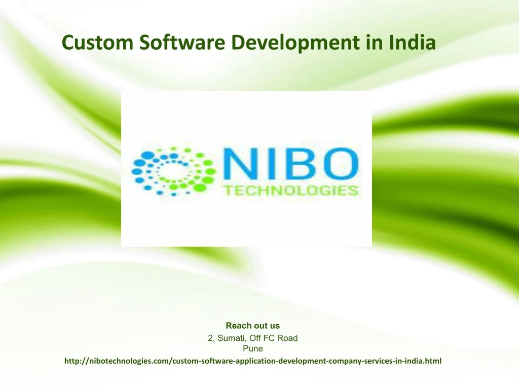 custom software development in india