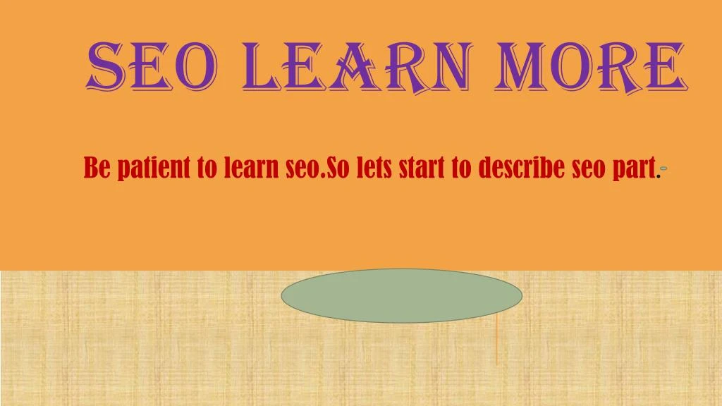 seo learn more