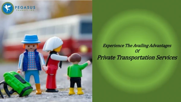 Experience The Availing Advantages of Private Transportation Services