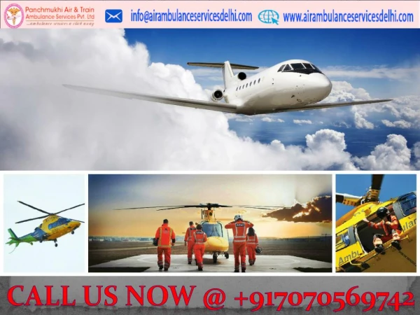 Quick and Safe Air Ambulance Service in Raipur with ICU setup