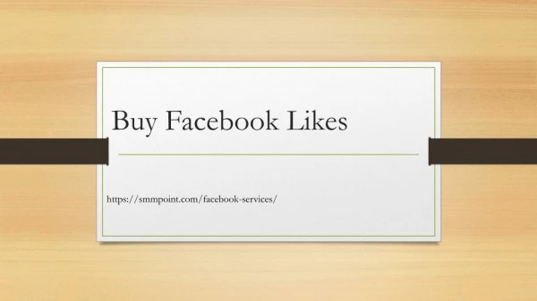 Get Facebook Likes