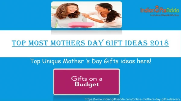Top Most Mothers Day Gift Ideas 2018
