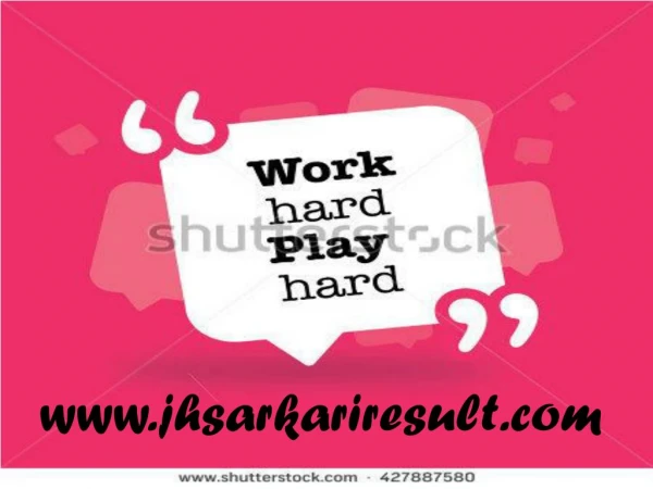 www jhsarkariresult com