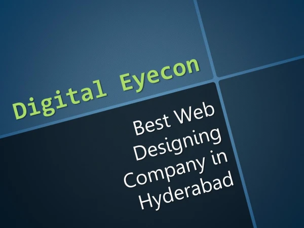 Best Web Designing Company in Hyderabad