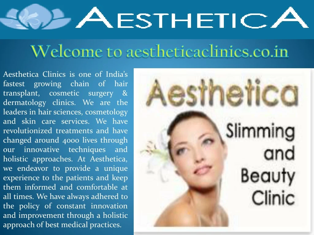 aesthetica clinics is one of india s fastest