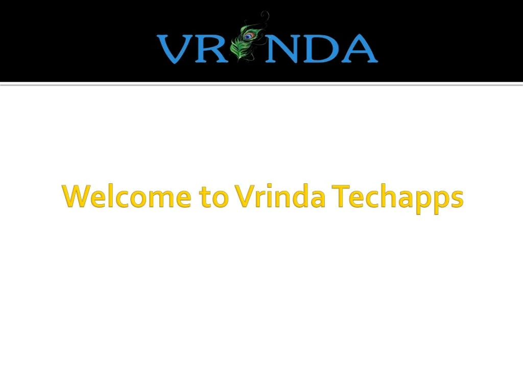 welcome to vrinda techapps