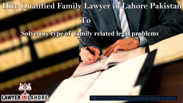 Top Family Lawyer in Lahore