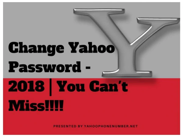 How To Change Yahoo Account Password - 2018 | You Should Not Miss!!!