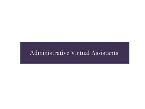 Administrative Virtual Assistants_Pinoy for Hire