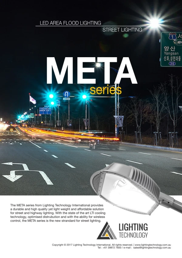 META LED Lighting for Street & Highway Lighting by Lighting Technology