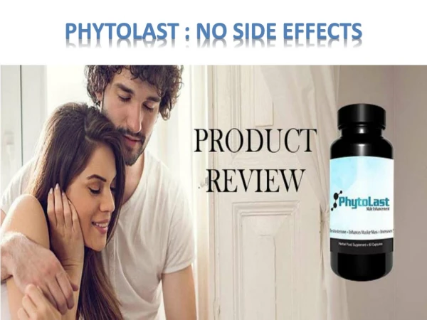 PhytoLast : No side effects
