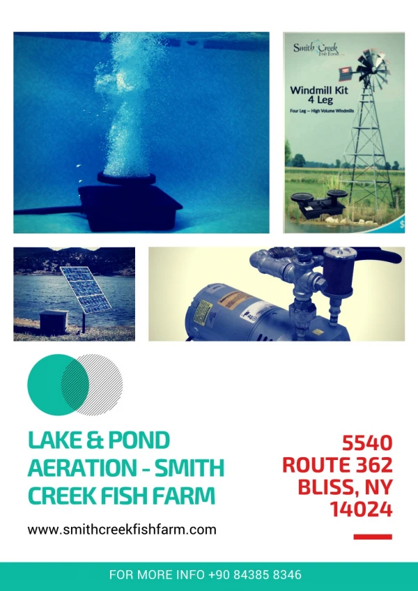 Lake & Pond Aeration - Smith Creek Fish Farm
