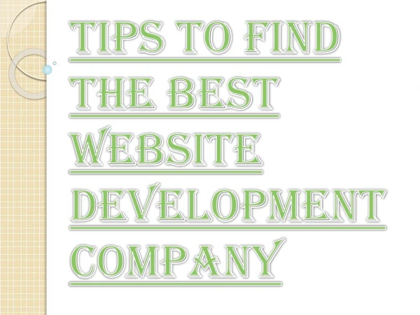 How To Find the Professional Website Development Services
