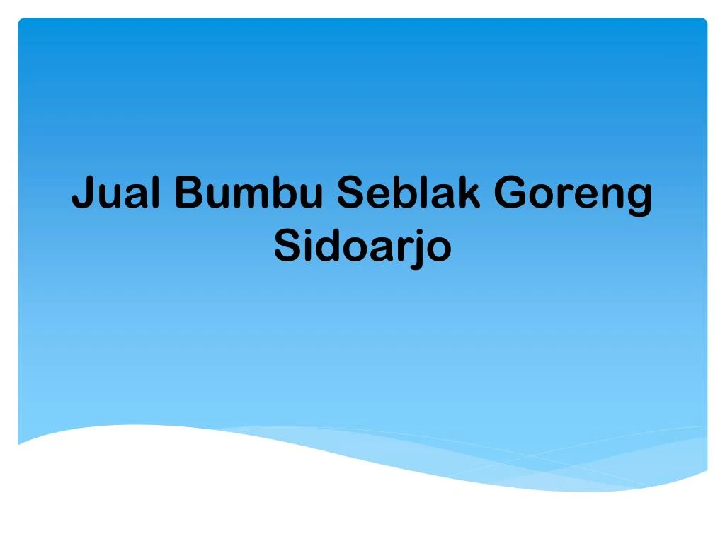 jual bumbu seblak goreng sidoarjo