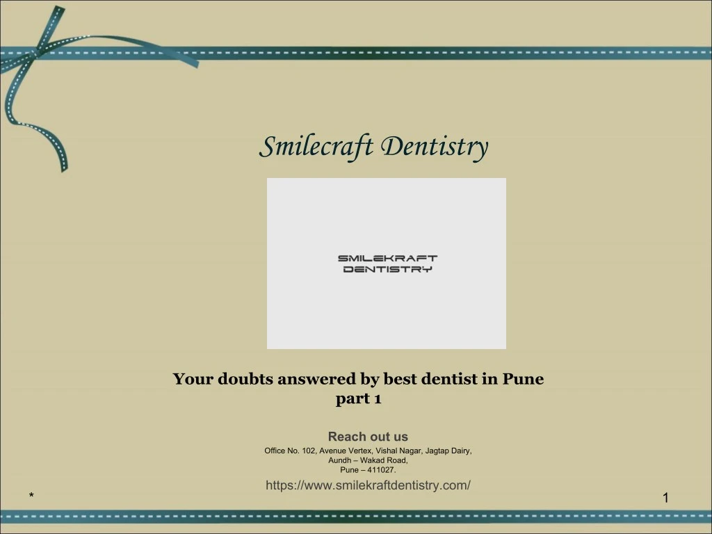 smilecraft dentistry