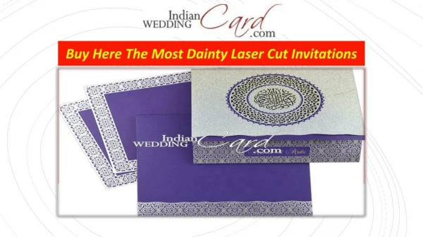 Buy Here The Most Dainty Laser Cut Invitations
