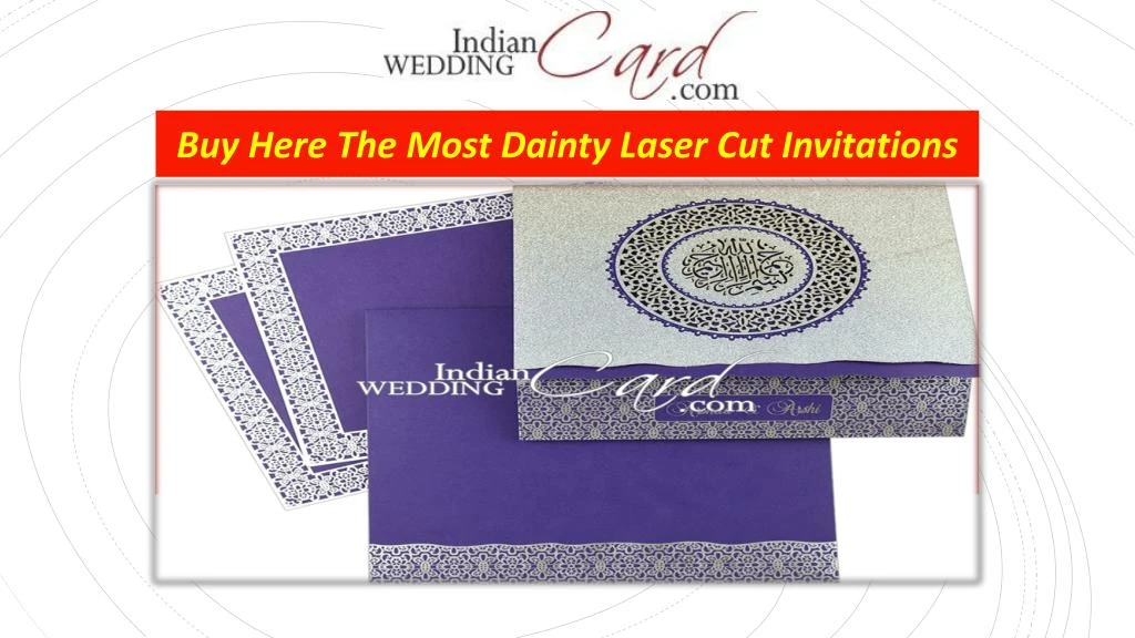 buy here the most dainty laser cut invitations