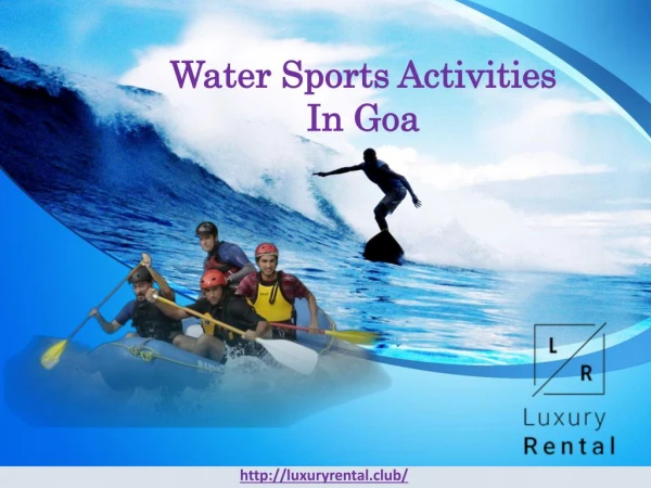 Water Sports Activities In Goa