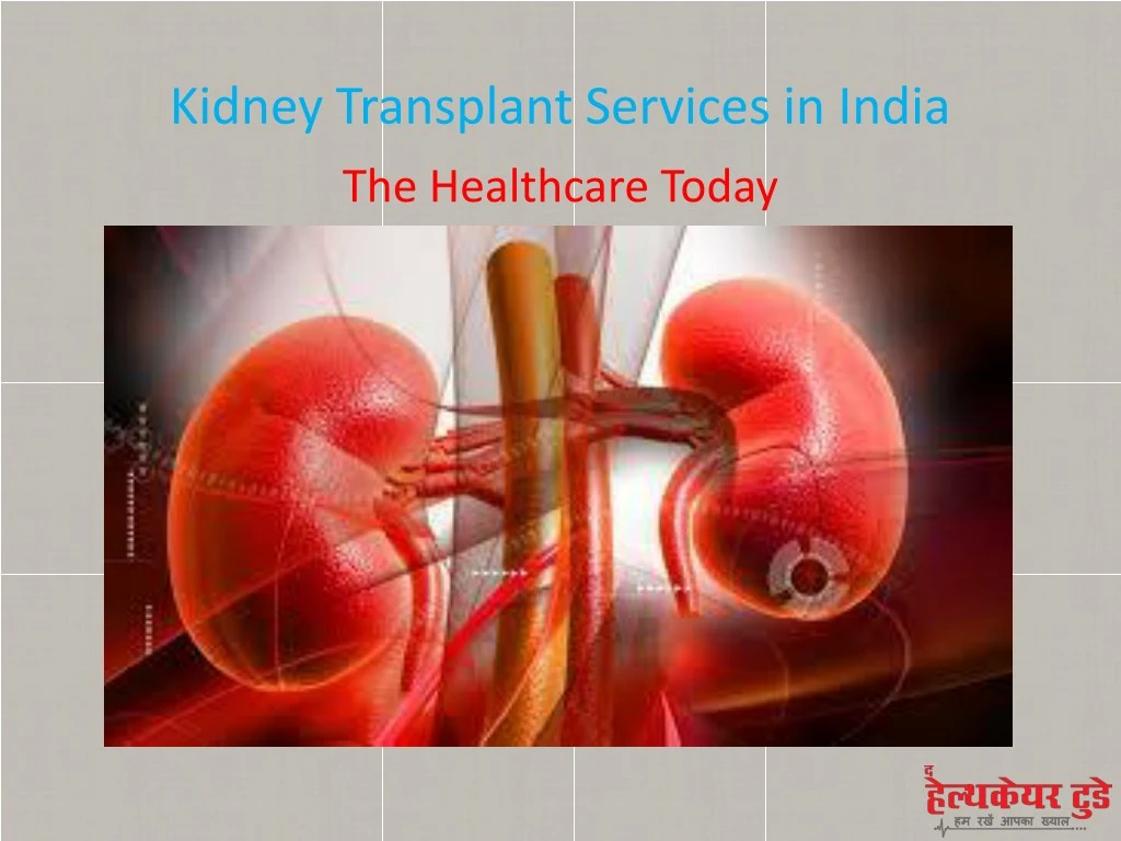 kidney transplant services in india