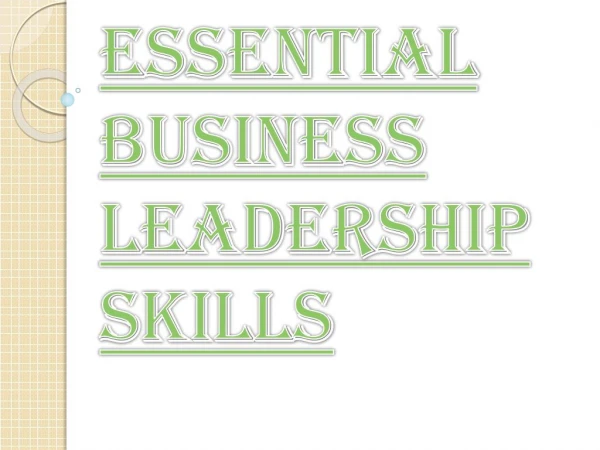 Essential Business Leadership Tools that you Require