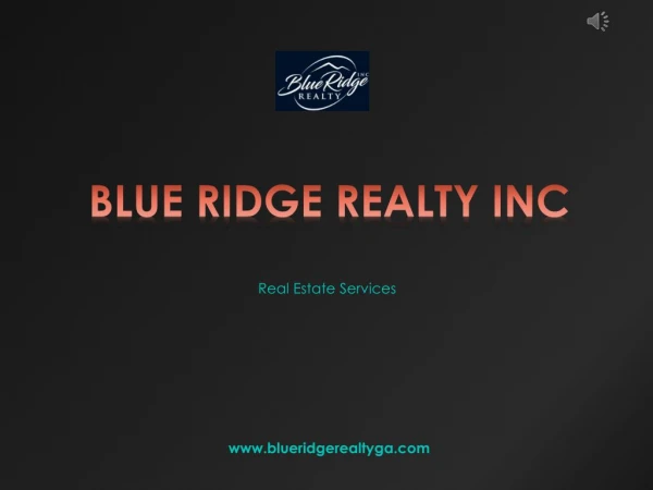 Realty Company in North GA Mountain - Blue Ridge Realty