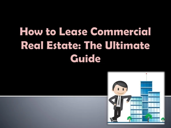 Few Aspects to Believe When Taking out a Commercial Lease
