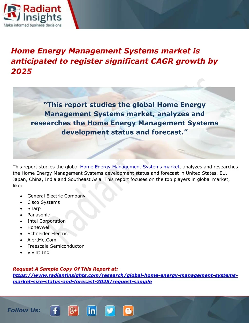 home energy management systems market