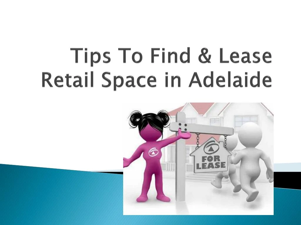 tips to find lease retail space in adelaide
