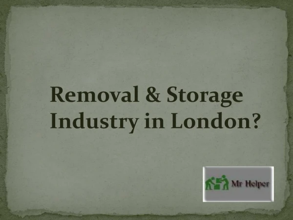Mr Helper Removal and Storage