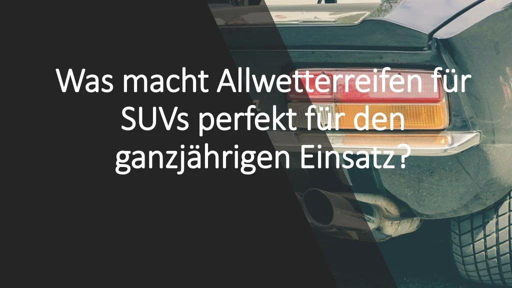 was macht allwetterreifen f r suvs perfekt f r den ganzj hrigen einsatz