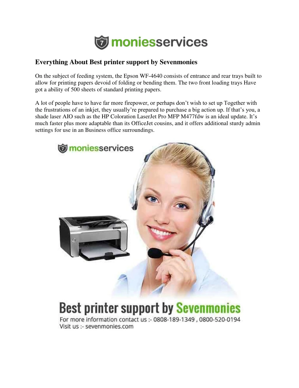 everything about best printer support