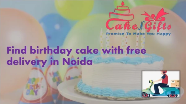 Online birthday cake delivery in Greater Noida