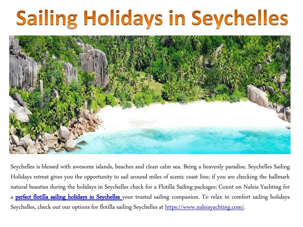 sailing holidays in seychelles