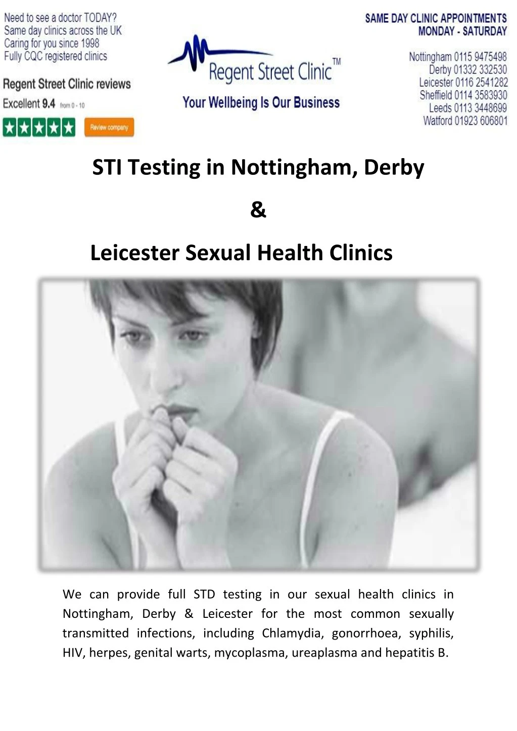 sti testing in nottingham derby