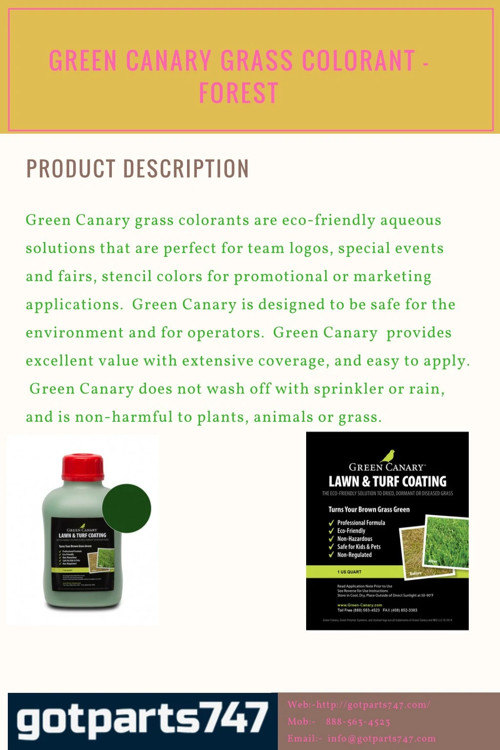 green canary grass colorant forest