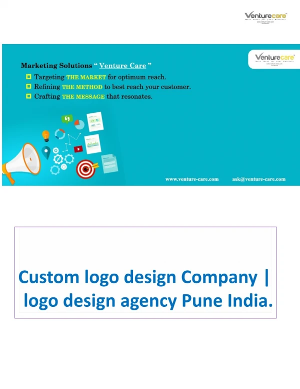 Custom logo design Company | logo design agency Pune India.