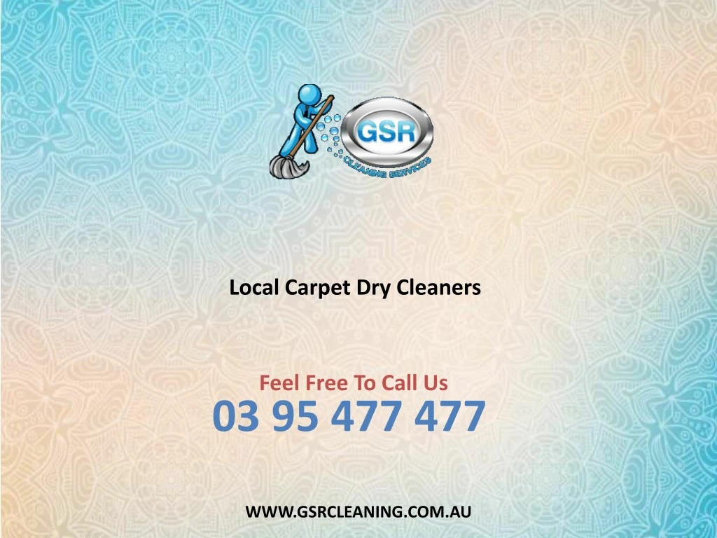 local carpet dry cleaners