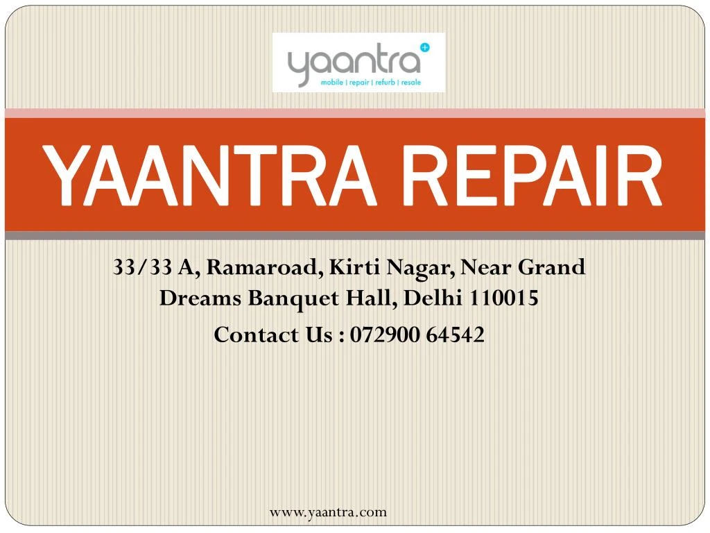 yaantra repair