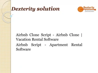 Airbnb Script - Apartment Rental Software - slide 1