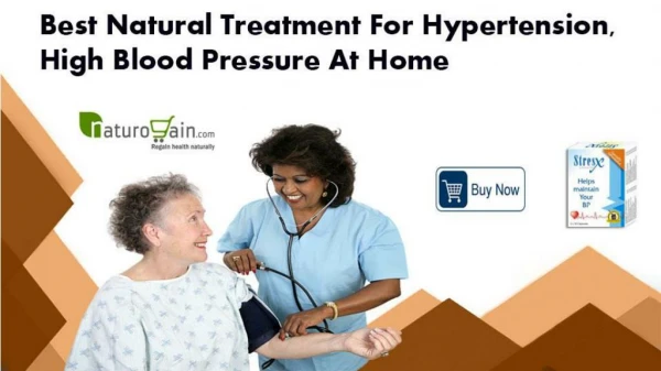Best Natural Treatment for Hypertension, High Blood Pressure at Home