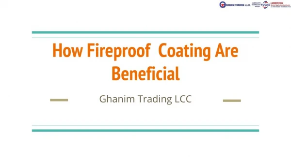 Coating UAE-Ghanim Trading LLC – FUCHS Authorized Distributor - UAE