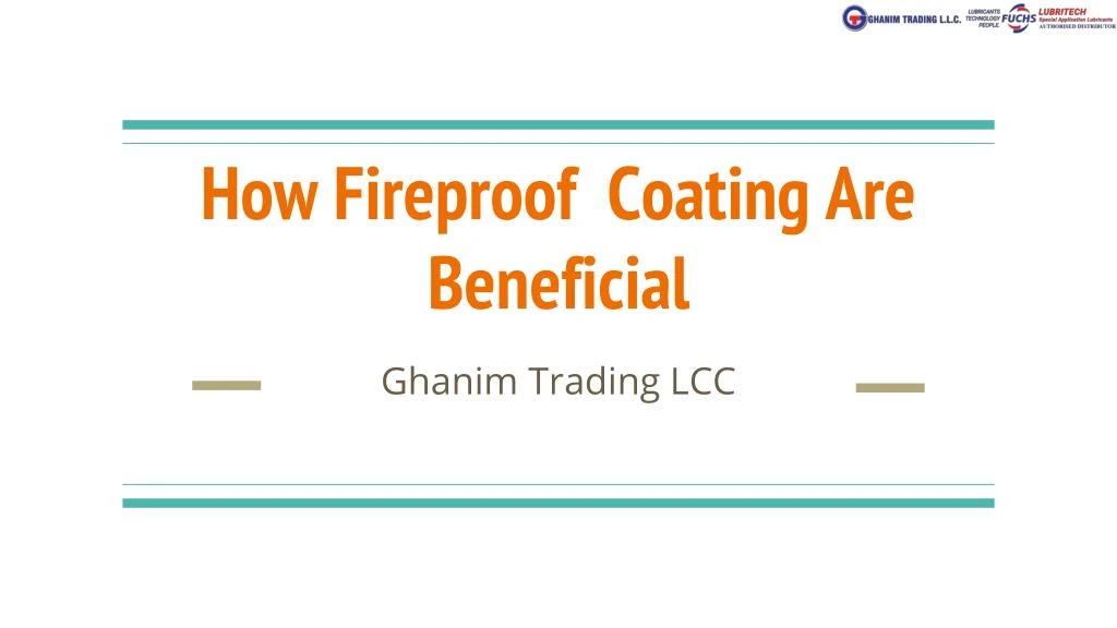 how f ireproof coating are beneficial