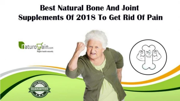 Best Natural Bone and Joint Supplements of 2018 to Get Rid of Pain
